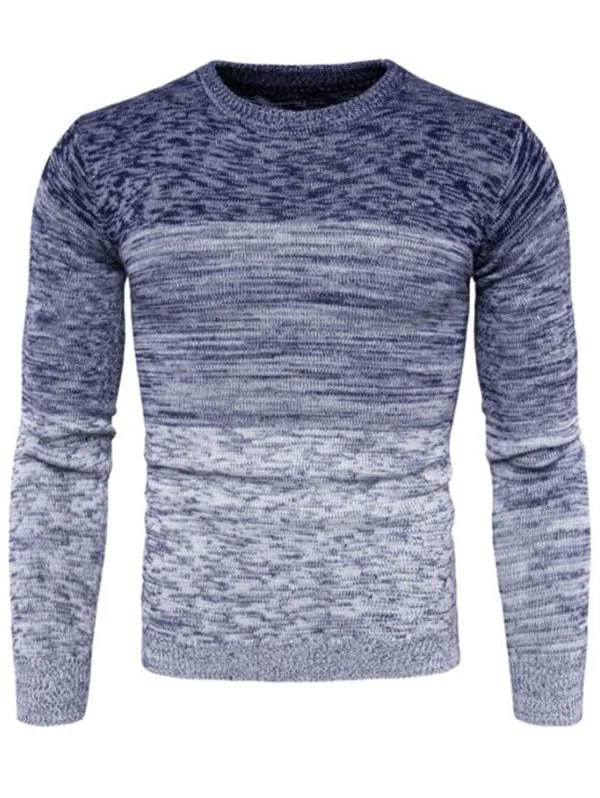 Round Neck Comfortable Sweater for Man