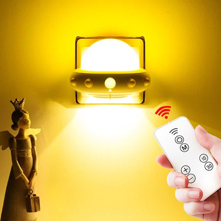 220V Plug-in Remote Control Creative Human Body Induction Lamp F