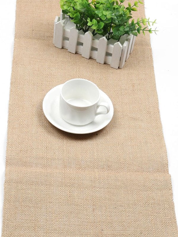 Rectangle Hessian Table Runner