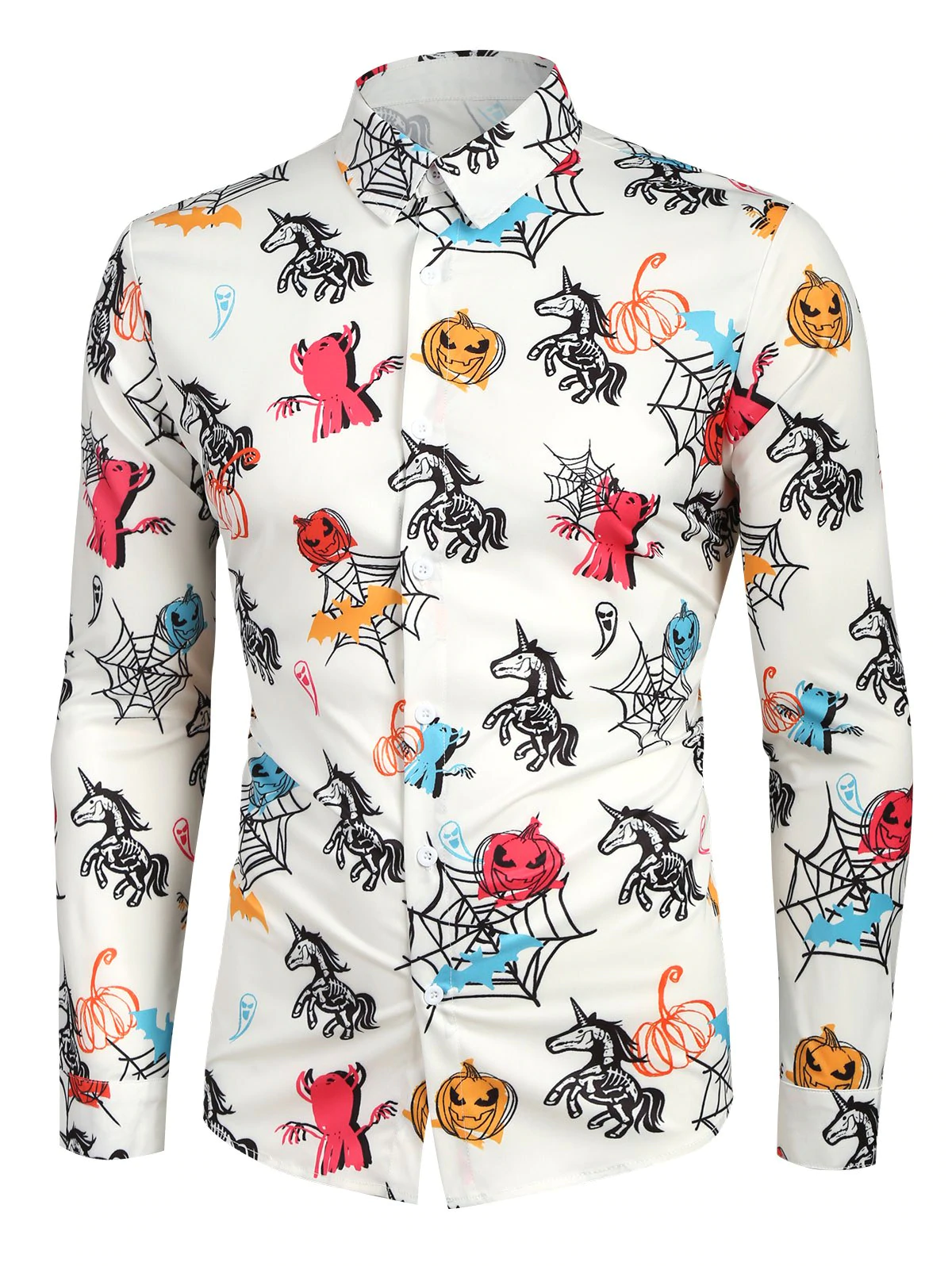 Animal Printed Casual Long Sleeves Shirt