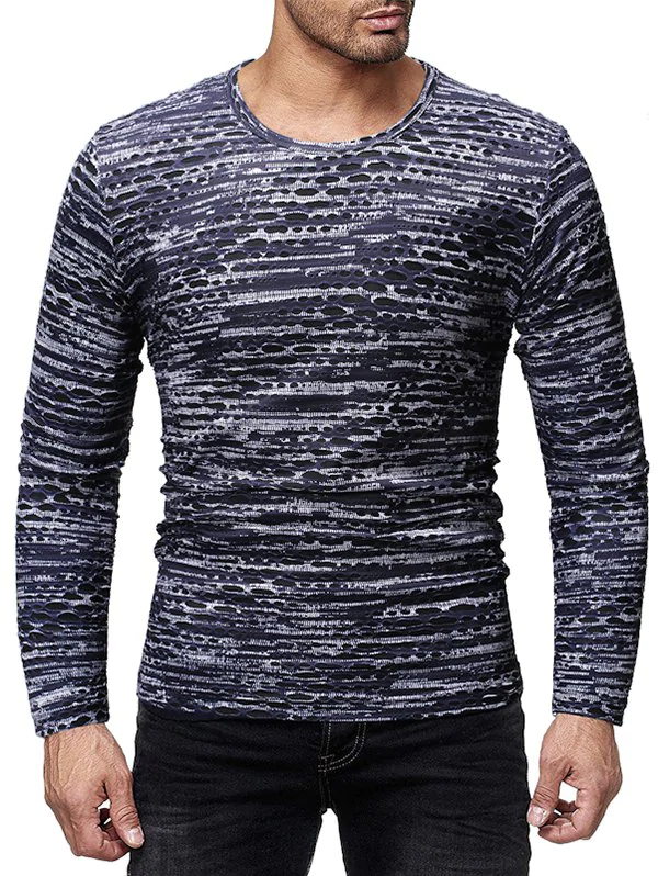 Casual Printed Long Sleeves T-shirt