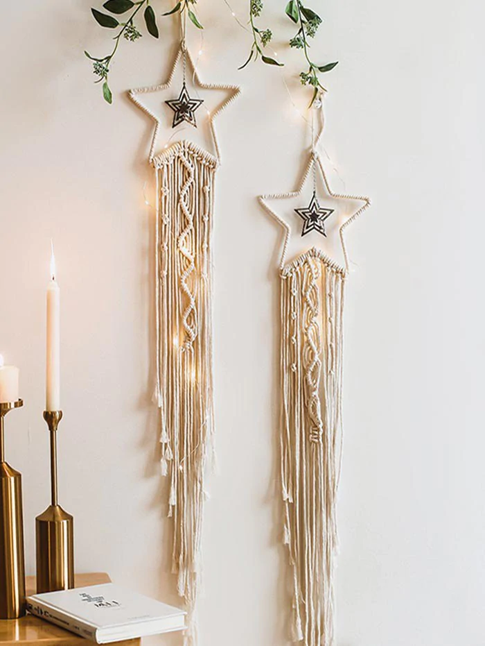 Bohemian Star Shape Rope Fringe Dream Catcher