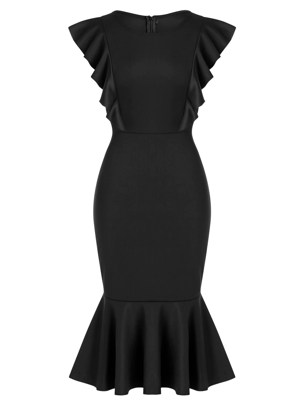 Plus Size Mermaid Tail Bodycon Dress