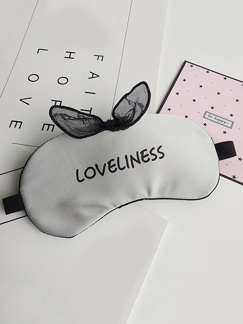 Bowknot Sleep Liquid Bag Relieve Fatigue Eye Mask