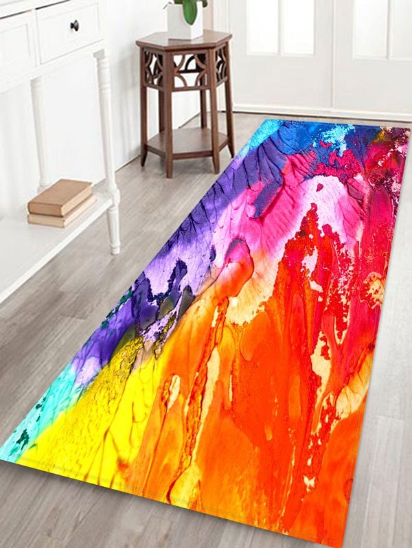 Abstract Oil Painting Floor Mat