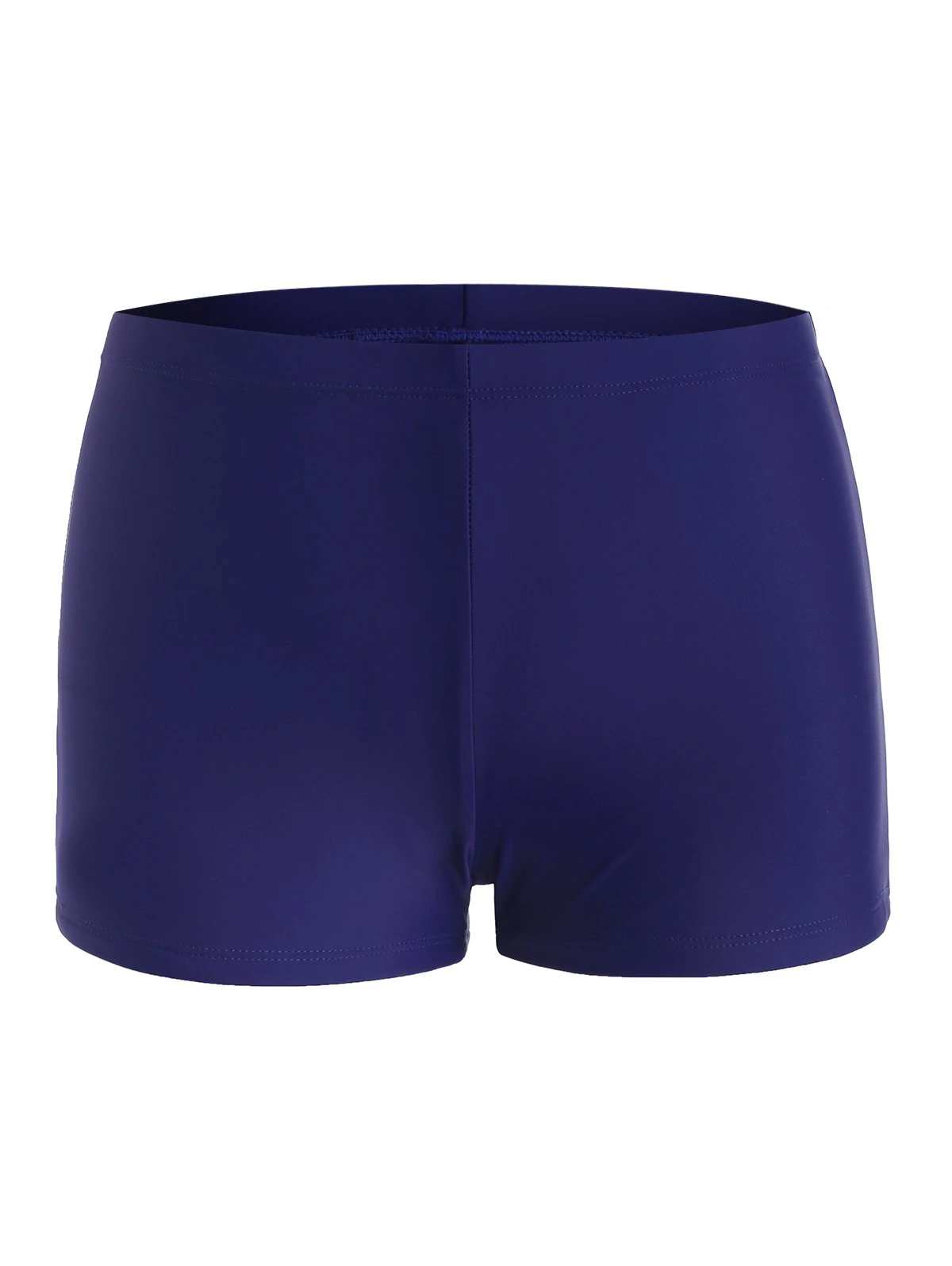 Mid Rise Plain Swim Shorts