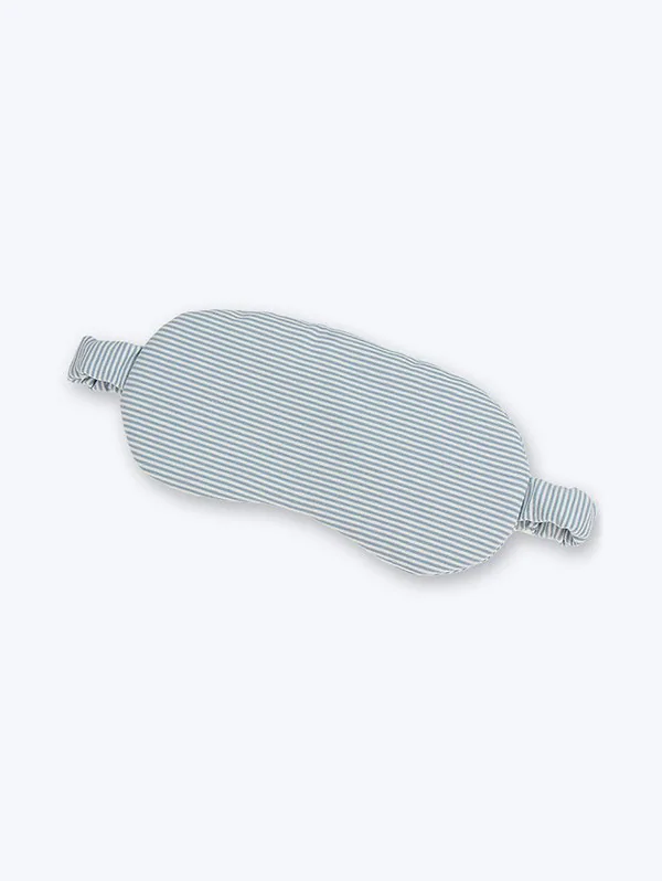 Striped Light Blocking Sleeping Eye Mask