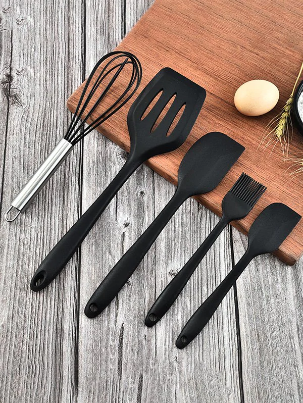 5Pcs Silicone Kitchen Cooking Tools Set