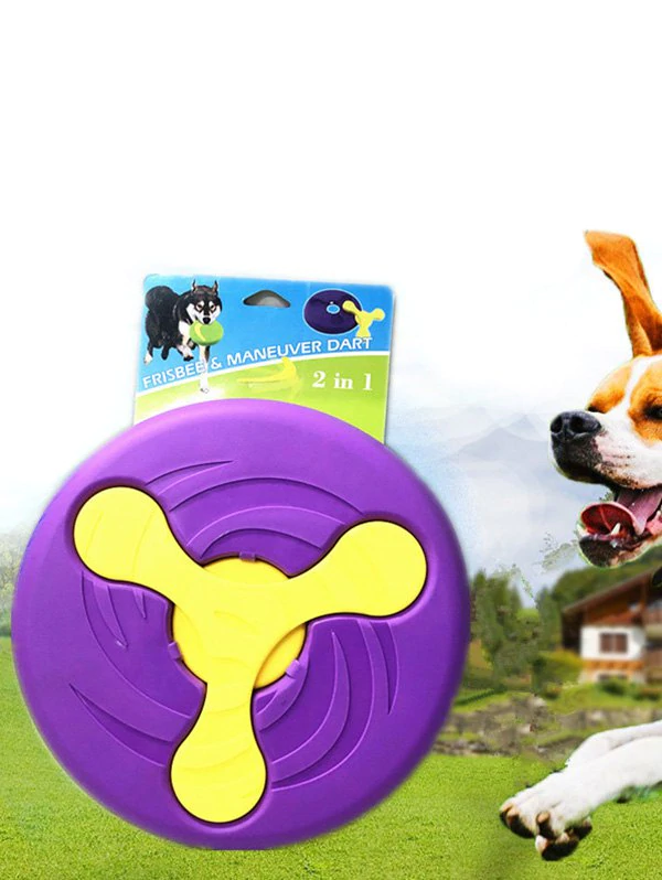 Flying Disc Tooth Resistant Outdoor Pet Dog Training Fetch Toy