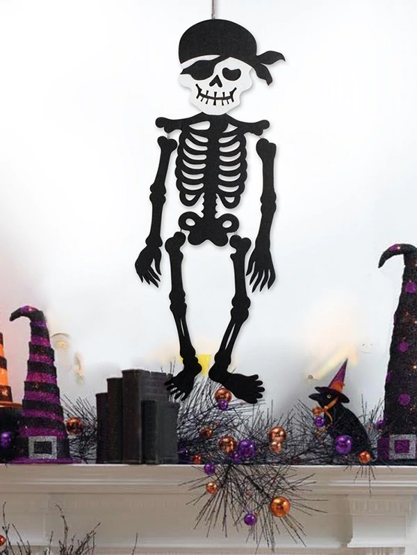 Halloween Decoration Non-woven Hanging Skeleton