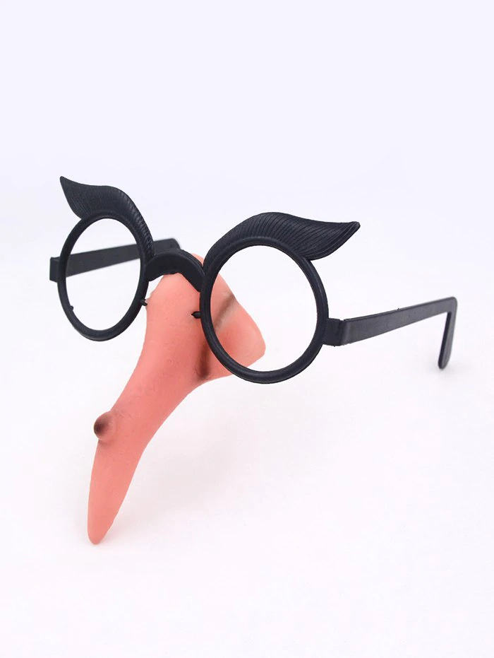 Halloween Dress Up Props Witch Nose Glasses