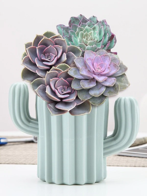 Cactus Shape Desk Pen Holder