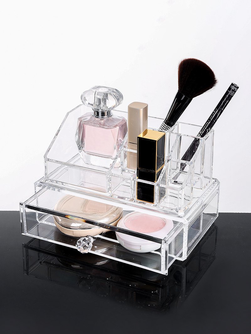 Multifunctional Transparent Acrylic Drawer Cosmetic Storage Box