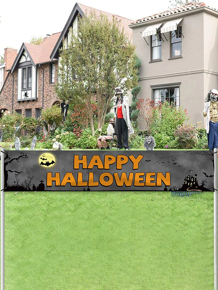 Halloween Party Flag Garden Decor Banner