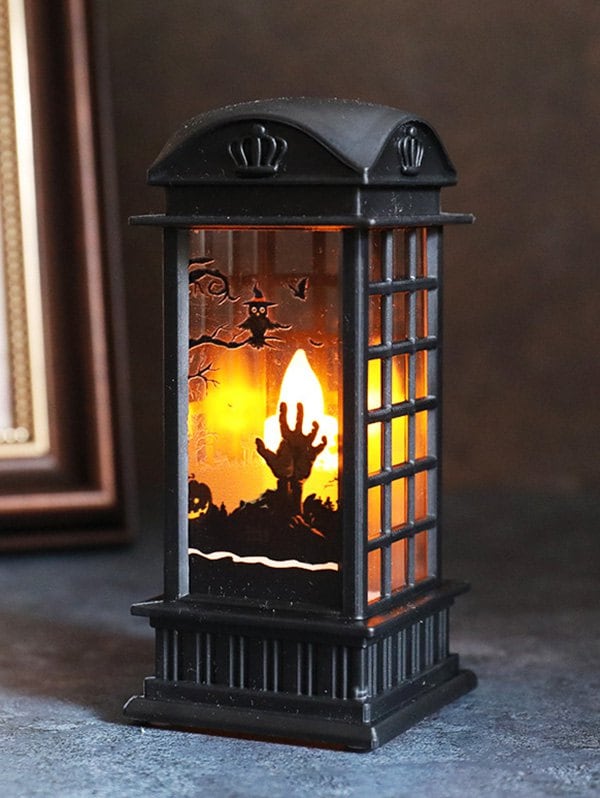 Retro Halloween Tomb Pattern Decoration Lamp