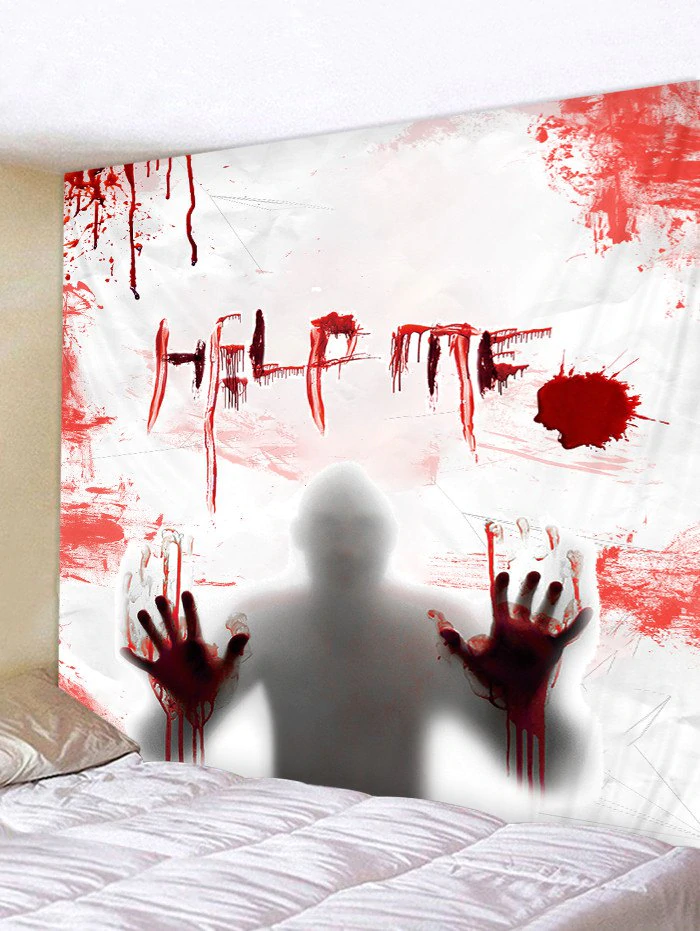 Halloween Blood Man Pattern Wall Hanging Tapestry