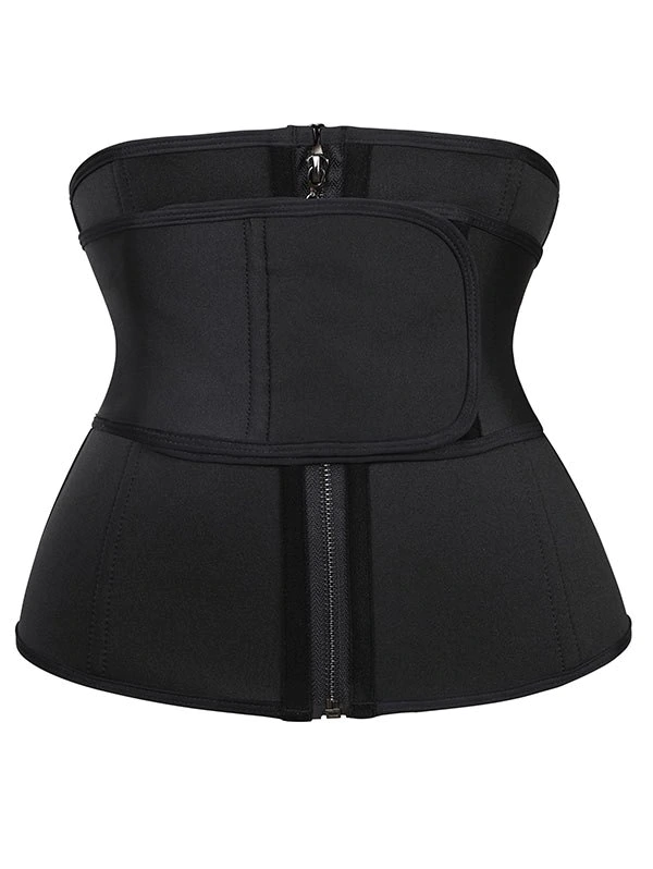 Zipper Front Body Shaping Plus Size Corset